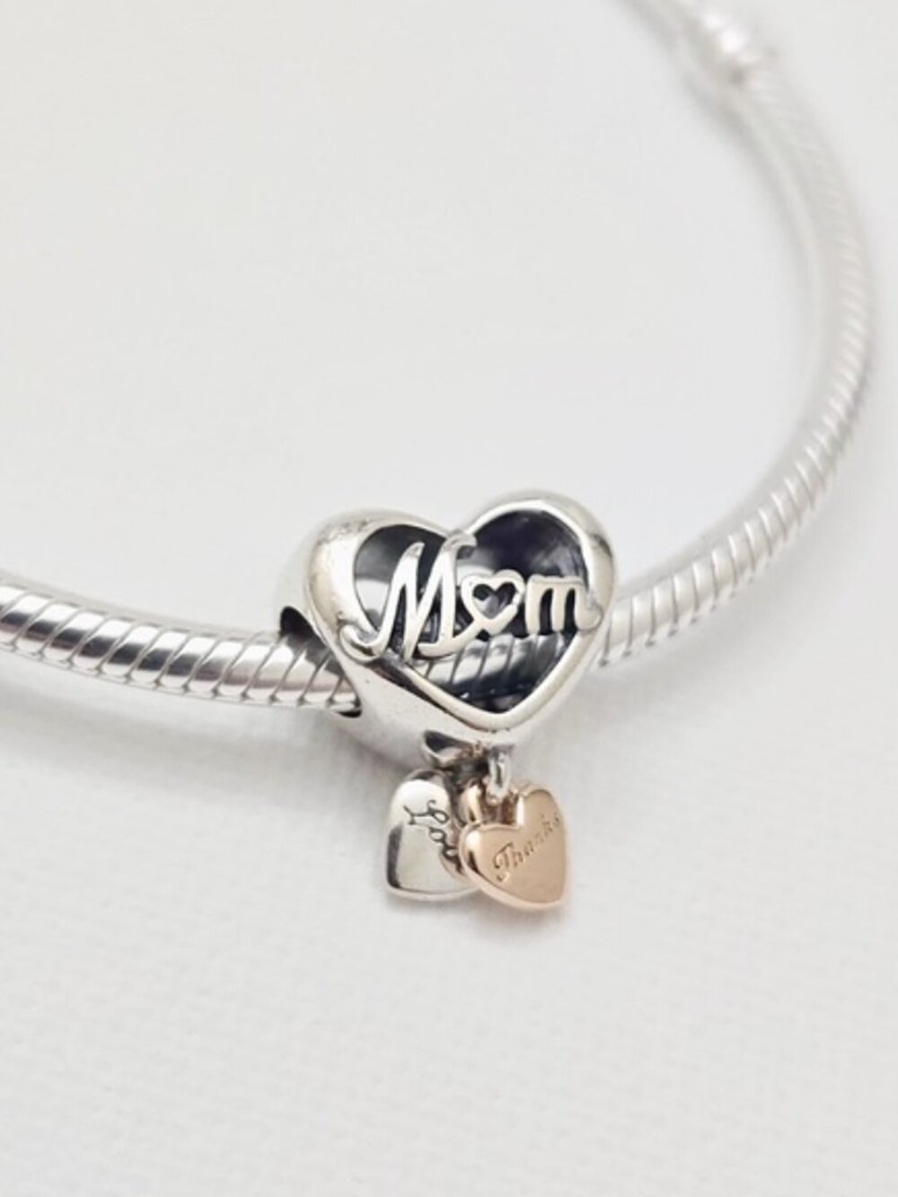 Pandora Thank You Mom Herat Charm